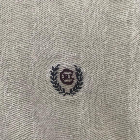 Mens cream Chaps x  Ralph Lauren Polo size L - Picture 4 of 4